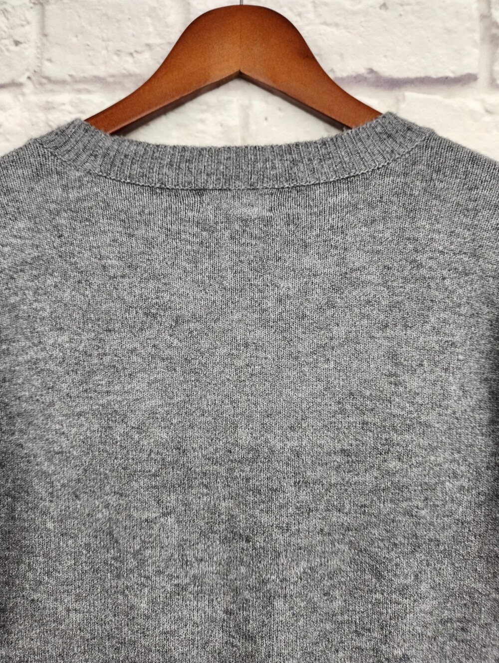 Haute Hippie Style Gray Sugar Skull Embroidered Cropped Sweater Size M Boho - Picture 6 of 14